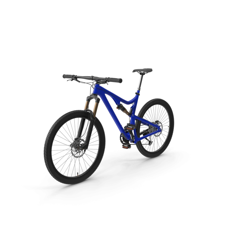 Кобальтово-синій гірський велосипед
