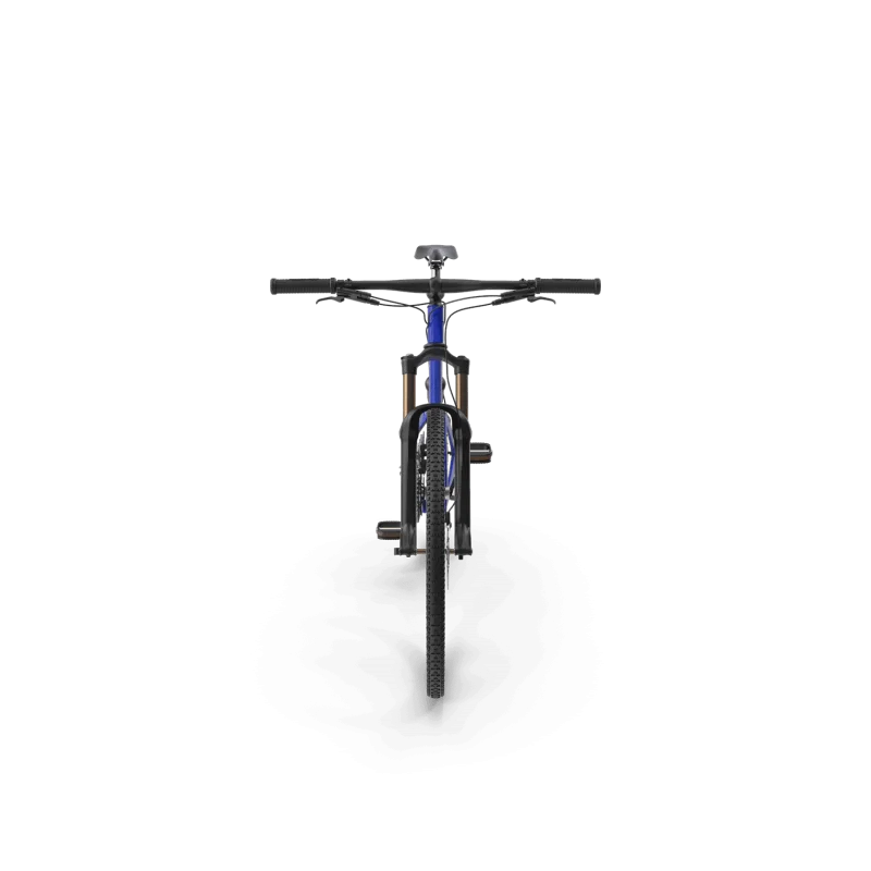 Кобальтово-синій гірський велосипед