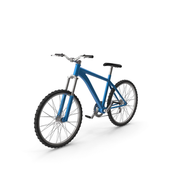  Блакитний трекінговий велосипед